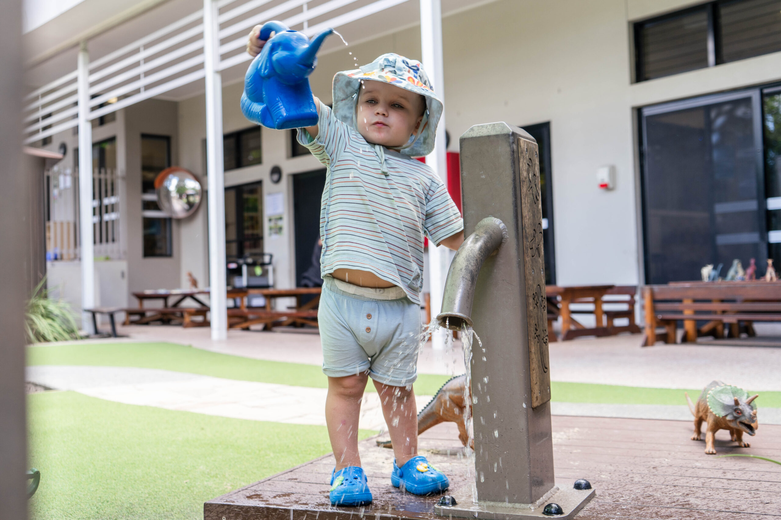 Obstacles course at Kenmore Hills Early Learning